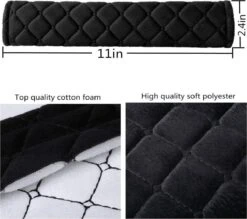 Merkloos Gordelbeschermer Sets Zwart Auto Autostoel Vrachtwagen Safety Belt Cushion Pads -Maxi-Cosi Winkel 1200x1063