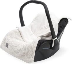 Jollein Voetenzak Voor Autostoel & Kinderwagen - River Knit - Cream White -Maxi-Cosi Winkel 1200x1078 4