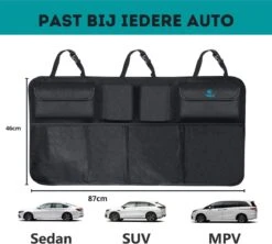 W&Z® Auto Organizer - Autostoel Organizer - Kofferbak Organizer - Zwart -Maxi-Cosi Winkel 1200x1080
