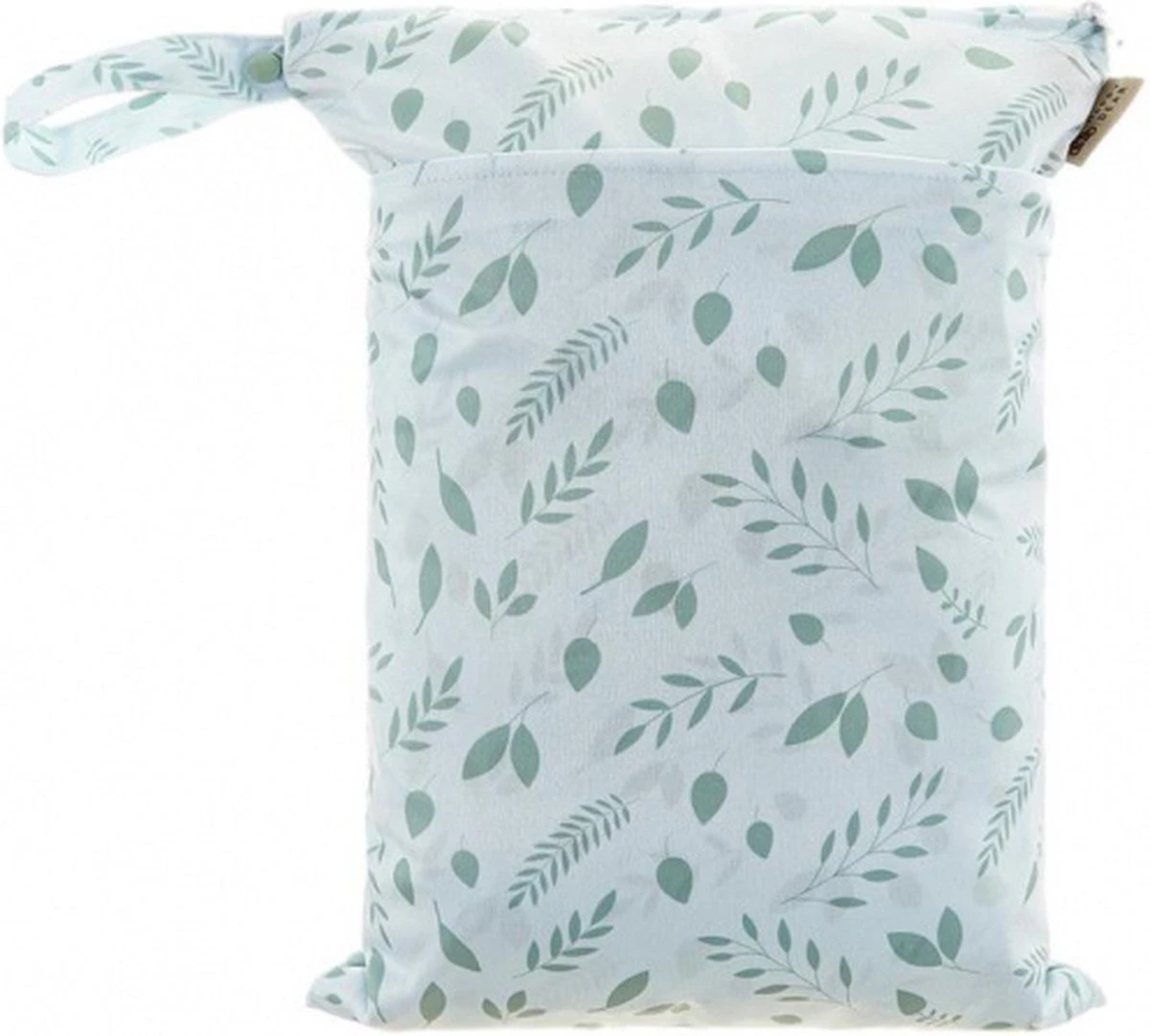 HappyBear | Wetbag - Botanical | Luiertas | Twee Waterdichte Vakken | Met Ophanglus 1 HappyBear | Wetbag - Botanical | Luiertas | Twee Waterdichte Vakken | Met Ophanglus