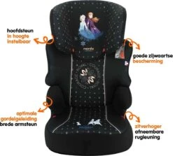 Disney - Befix Frozen Courage - Autostoel Groep 2 En 3 - 15 Tot 36 Kg - Zwart -Maxi-Cosi Winkel 1200x1084