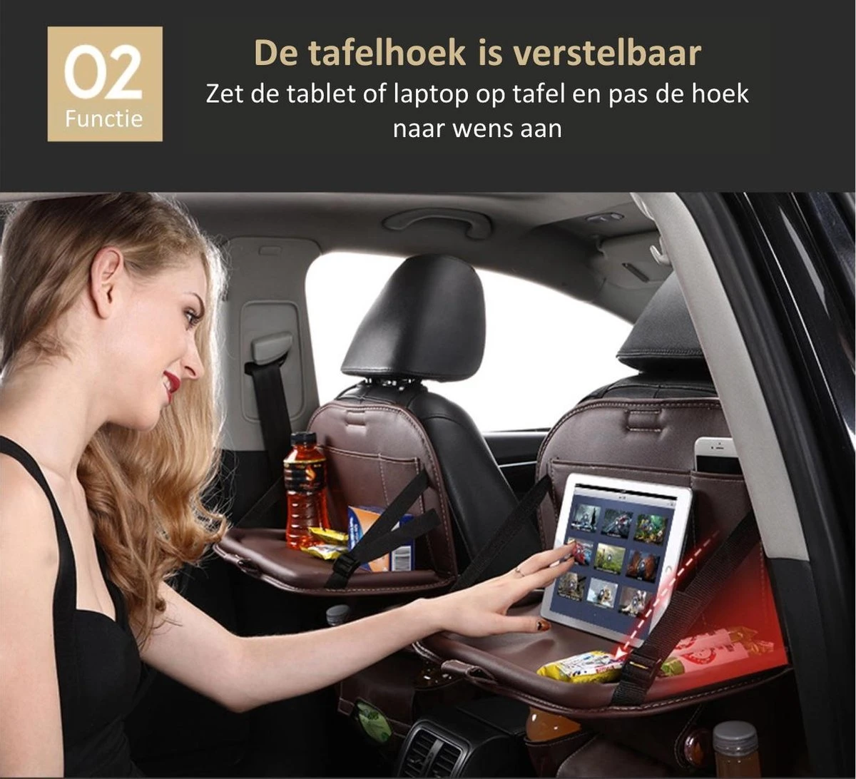 Merkloos Autostoel Organizer - Met Uitklapbare Laptophouder - Auto Organizer Met Tablet Houder - Auto Ipadhouder Voor Kinderen - Auto Organizer Met Uitklapbaar Tafel - Tray - Fleshouder - Tissuehouder - Car Organizer - Car Seat Organizer - Luxe Mat Zwart 3 Merkloos Autostoel Organizer - Met Uitklapbare Laptophouder - Auto Organizer Met Tablet Houder - Auto Ipadhouder Voor Kinderen - Auto Organizer Met Uitklapbaar Tafel - Tray - Fleshouder - Tissuehouder - Car Organizer - Car Seat Organizer - Luxe Mat Zwart - Image 3
