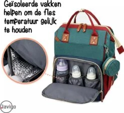 Luiertas - Rugzak - Baby - Kind - Mama - Papa - Slapen - Roze - Relaxen -Maxi-Cosi Winkel 1200x1094 3