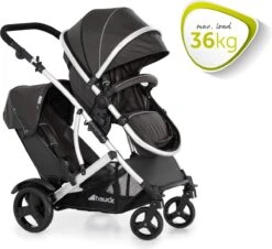 BERKATMARKT - Hauck Duett 2 Dubbele Kinderwagens Voor Baby's En Kinderen, Omkeerbare Zitting, In Hoogte Verstelbaar, Zonwering, Regenbescherming, Opvouwbaar, Tot 36 Kg, Zwarte Woud -Maxi-Cosi Winkel 1200x1099 8