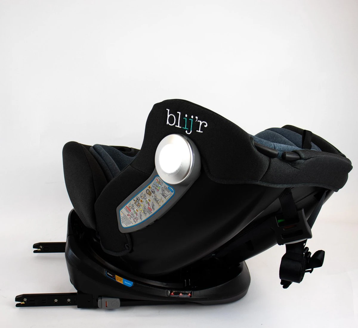 Blij'r Maja - Autostoel Met IsoFix - Groep 0-1-2-3 Autostoel Voor Kinderen Van 0 Tot 12 Jaar - Donker Blauw 11 Blij'r Maja - Autostoel Met IsoFix - Groep 0-1-2-3 Autostoel Voor Kinderen Van 0 Tot 12 Jaar - Donker Blauw - Image 11