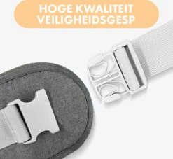 Deryan Pack Basic Luxe Heupdrager - Baby En Peuter Heupzitje - Draagzak Grijs -Maxi-Cosi Winkel 1200x1103 5