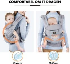 Deryan Ergonomische Draagzak - Buikdrager 4-in-1 Grijs -Maxi-Cosi Winkel 1200x1105 7