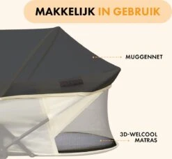 Deryan Infant Deluxe BabyBox Campingbedje - Cream + Inclusief Matras En Klamboe -Maxi-Cosi Winkel 1200x1107 4