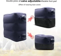 TDR-Opblaasbaar Voetkussen - 3 Hoogtestanden - Vliegtuigbedje - Blauw -Maxi-Cosi Winkel 1200x1107 5