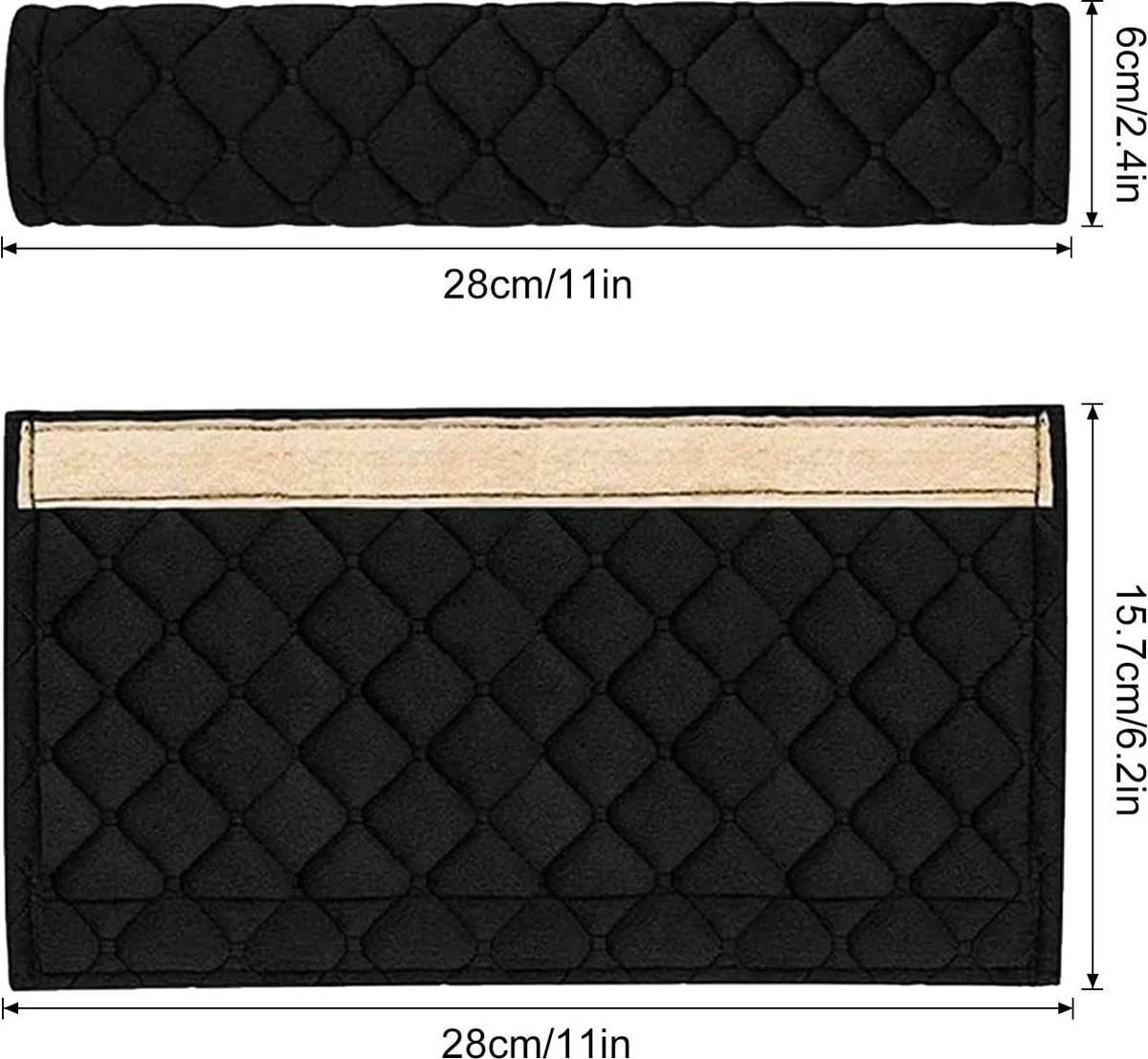 BOTC Gordelhoezen - Schouderhoezen - Gordelkussen - Auto Gordel Beschermer - 2 Stuks Gordelbeschermer - Universele Autogordel Cover 2 BOTC Gordelhoezen - Schouderhoezen - Gordelkussen - Auto Gordel Beschermer - 2 Stuks Gordelbeschermer - Universele Autogordel Cover - Image 2