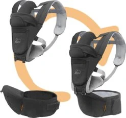 Deryan Pack Luxe Ergonomische Draagzak Babydrager + Opbergvakjes Grijs -Maxi-Cosi Winkel 1200x1120 5