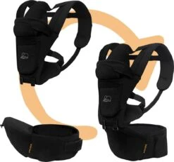 Deryan Pack Luxe Ergonomische Draagzak - Babydrager + Opbergvakjes - Zwart -Maxi-Cosi Winkel 1200x1120 6