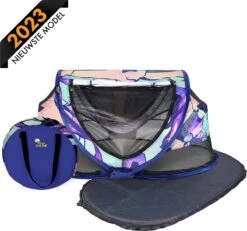 Deryan Peuter Luxe Campingbedje – Inclusief Zelfopblaasbare Matras - Story