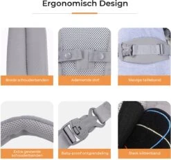 Deryan Meinkind Draagzak - Buikdrager 4-in-1 Antraciet/Grijs -Maxi-Cosi Winkel 1200x1124 6