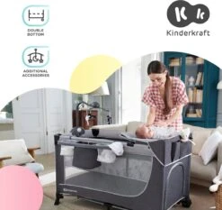 Kinderkraft Campingbed - Leody Met Accessoires - Roze 36 Kinderkraft Campingbed - Leody Met Accessoires - Roze -Maxi-Cosi Winkel 1200x1132 4