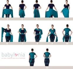 Babylonia - Tricot-Slen Organic - Draagdoek Baby - Silver Blue -Maxi-Cosi Winkel 1200x1135 6