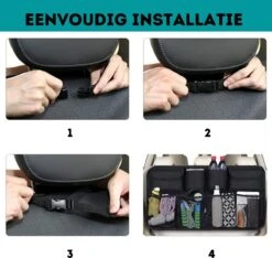 W&Z® Auto Organizer - Autostoel Organizer - Kofferbak Organizer - Zwart -Maxi-Cosi Winkel 1200x1137