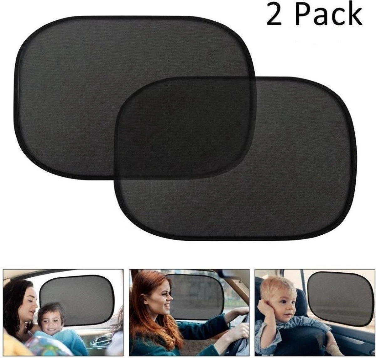 Merkloos Zonwering Auto - UV Protectie - Luxe Zonneschermen - Zijruit 2 Stuks - Zonnescherm Auto - Bescherm Uw Baby En Kinderen 1 Merkloos Zonwering Auto - UV Protectie - Luxe Zonneschermen - Zijruit 2 Stuks - Zonnescherm Auto - Bescherm Uw Baby En Kinderen