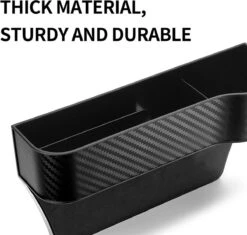 Autostoel Organizer Bijrijder Met Bekerhouder | Auto Opbergdoos Met Bekerhouder | Auto Organizer | Gap Filler Autostoel | Auto Gap Vuller | Organizer In Carbon Fiber Look | Auto Accessoires | Opbergen Auto Accessoires | -Maxi-Cosi Winkel 1200x1142 1