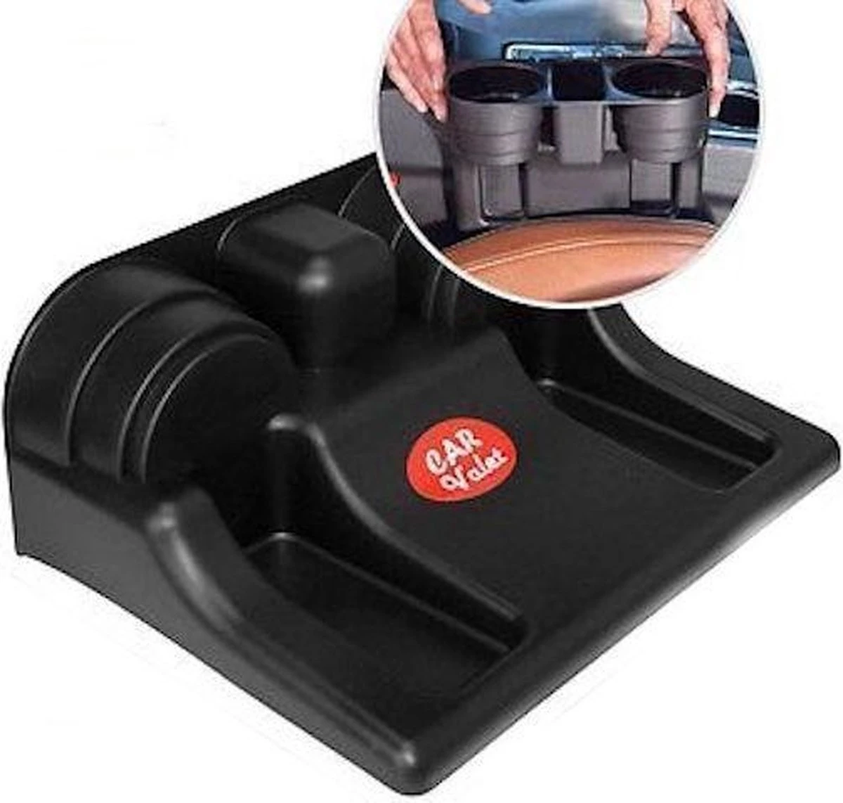 Merkloos Decopatent® Autostoel Organizer - Voor Tussen Auto Stoel / Console - Bekerhouder & Telefoonhouder - Opbergvakken - Auto Organiser 8 Merkloos Decopatent® Autostoel Organizer - Voor Tussen Auto Stoel / Console - Bekerhouder & Telefoonhouder - Opbergvakken - Auto Organiser - Image 8