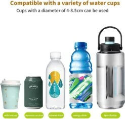 BOTC 2 In 1 Bekerhouders & Telefoonhouder - Cup Organizer Voor Kinderwagen, Fiets, Rolstoel, Walker - Zwart -Maxi-Cosi Winkel 1200x1147 3