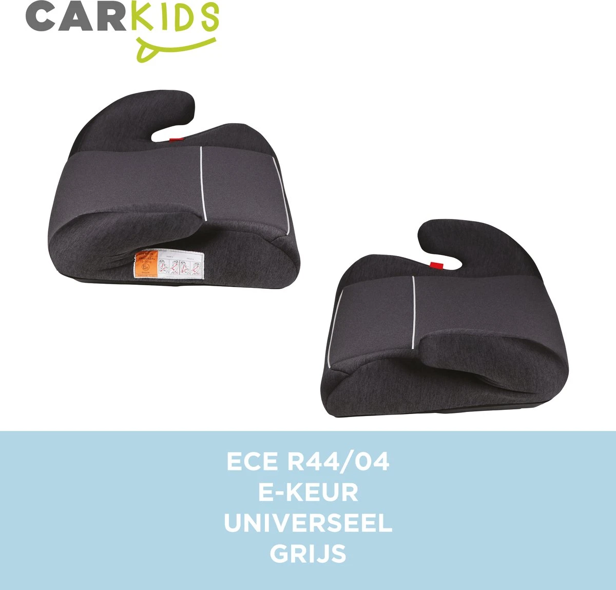 Carkids Auto Zitverhoger Grijs | Autostoeltje Groep 2-3 | Kinderen Van 3,5-12 Jaar | 15-36 Kg 5 Carkids Auto Zitverhoger Grijs | Autostoeltje Groep 2-3 | Kinderen Van 3,5-12 Jaar | 15-36 Kg - Image 5