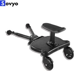 Merkloos Meerijdplankje Universeel Buggy/Kinderwagen - Kinderwagen Accessoire Met Afneembaar Zitje Van Hoogwaardige Kwaliteit - Verstelbaar Meerijdplankje -Maxi-Cosi Winkel 1200x1151 3
