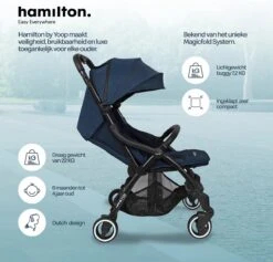 Hamilton By Yoop One Prime X1 Buggy - Premium Stroller Met One Hand Folding Technologie - Blauw - Lichte, Verstelbare En Wendbare Kinderwagen Met Vele Gemakken -Maxi-Cosi Winkel 1200x1153 6