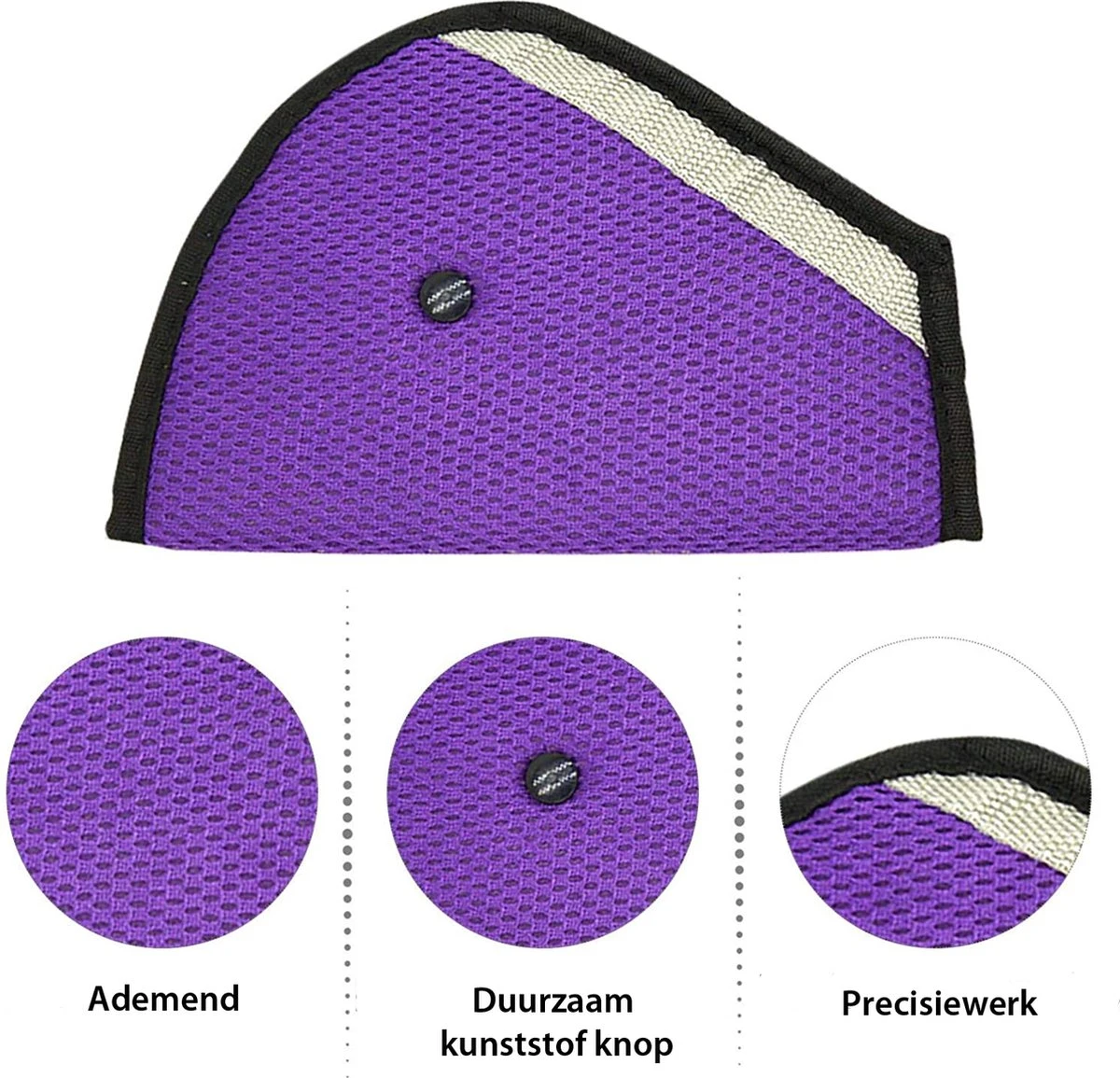 Doodadeals® Autogordel Beschermer - Paars - Gordelhoes Kinderen - Autogordel Beschermers Kind - Gordelbeschermer Auto 3 Doodadeals® Autogordel Beschermer - Paars - Gordelhoes Kinderen - Autogordel Beschermers Kind - Gordelbeschermer Auto - Image 3