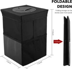 Merkloos Auto Afvalbak - Auto Accessories - Prullenbak Auto - Lekvrije Auto Vuilniszak Met Opbergzakken Multifunctioneel -Maxi-Cosi Winkel 1200x1155