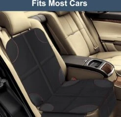 Nixnix - Autostoelhoes - Autostoelbeschermer - Autostoel Beschermer - Zwart - Bescherm Mat - Kinderen -Maxi-Cosi Winkel 1200x1161 1