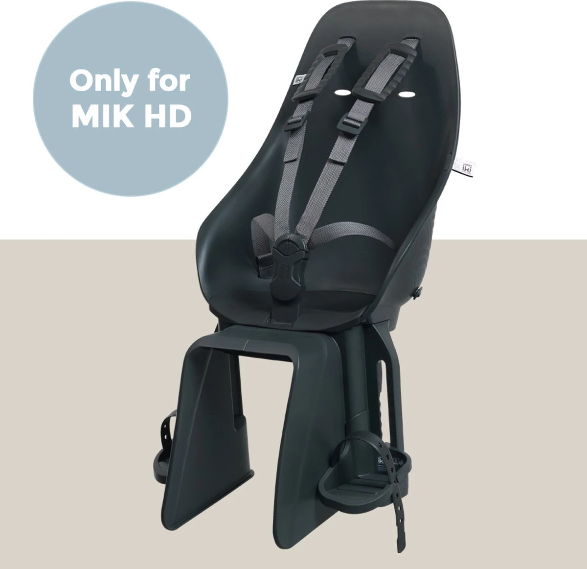 Urban Iki Fietsstoeltje Achter - MIK HD - Bincho Black 1 Urban Iki Fietsstoeltje Achter - MIK HD - Bincho Black