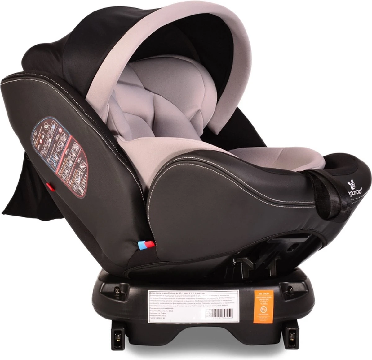 Cangaroo Pilot Black Leather SPS Isofix 360° 0-36 Kg Autostoel Met Zonnekap 3 Cangaroo Pilot Black Leather SPS Isofix 360° 0-36 Kg Autostoel Met Zonnekap - Image 3