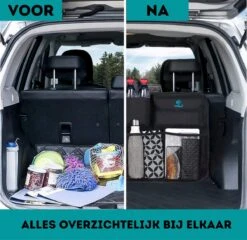 W&Z® Auto Organizer - Autostoel Organizer - Kofferbak Organizer - Zwart -Maxi-Cosi Winkel 1200x1166 1