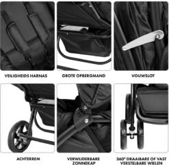 Deryan Luxe Elena Dubbele Buggy- Duo Buggy – Tandem Buggy – Compact En Lichtgewicht -Maxi-Cosi Winkel 1200x1168 3
