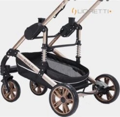 Merkloos Lioretti® Luxe Baby Buggy 3 In 1 | Baby Wagen | Kinderwagen Met Stoel En Wieg | Inklapbaar | Hoge Kwaliteit | Combi | Zwart -Maxi-Cosi Winkel 1200x1168 4