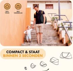 Deryan Peuter Luxe Campingbedje – Inclusief Zelfopblaasbare Matras - Zwart -Maxi-Cosi Winkel 1200x1170 5