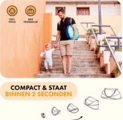 Deryan Peuter Luxe Campingbedje – Inclusief Zelfopblaasbare Matras - Ocean -Maxi-Cosi Winkel 1200x1170 6