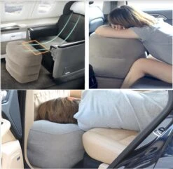 Vliegtuigbedje - Reiskussen - Voetensteun - Multifunctioneel Opblaasbaar Kussen Voor In Het Vliegtuig - Auto - Trein -Maxi-Cosi Winkel 1200x1170 7