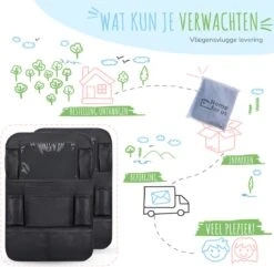 Home For Us Autostoel Organizer Met Tablet Houder - Set Van 2 - Beschermhoes Voor Kinderen - Beschermer Achterkant - Universeel 9 Home For Us Autostoel Organizer Met Tablet Houder - Set Van 2 - Beschermhoes Voor Kinderen - Beschermer Achterkant - Universeel -Maxi-Cosi Winkel 1200x1172 3