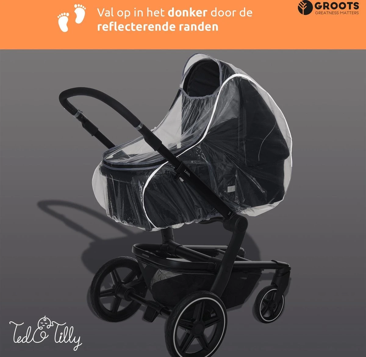 Universele Regenhoes Kinderwagen Met Kijkvenster – Buggy Hoes Universeel – Tegen Regen En Miezer Buggy – Doorzichtig 2 Universele Regenhoes Kinderwagen Met Kijkvenster – Buggy Hoes Universeel – Tegen Regen En Miezer Buggy – Doorzichtig - Image 2
