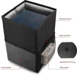 Merkloos Auto Afvalbak - Auto Accessories - Prullenbak Auto - Lekvrije Auto Vuilniszak Met Opbergzakken Multifunctioneel -Maxi-Cosi Winkel 1200x1175