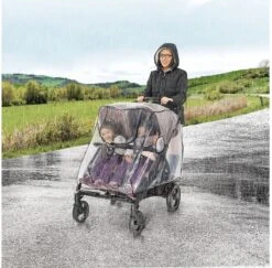 Reer - Regenhoes Tweelingwagen - Regenscherm Voor Dubbele Buggy En Kinderwagen - Hoes Voor Duo Buggy, Duowagen, Duo Kinderwagen - RainCover Twin -Maxi-Cosi Winkel 1200x1180 3
