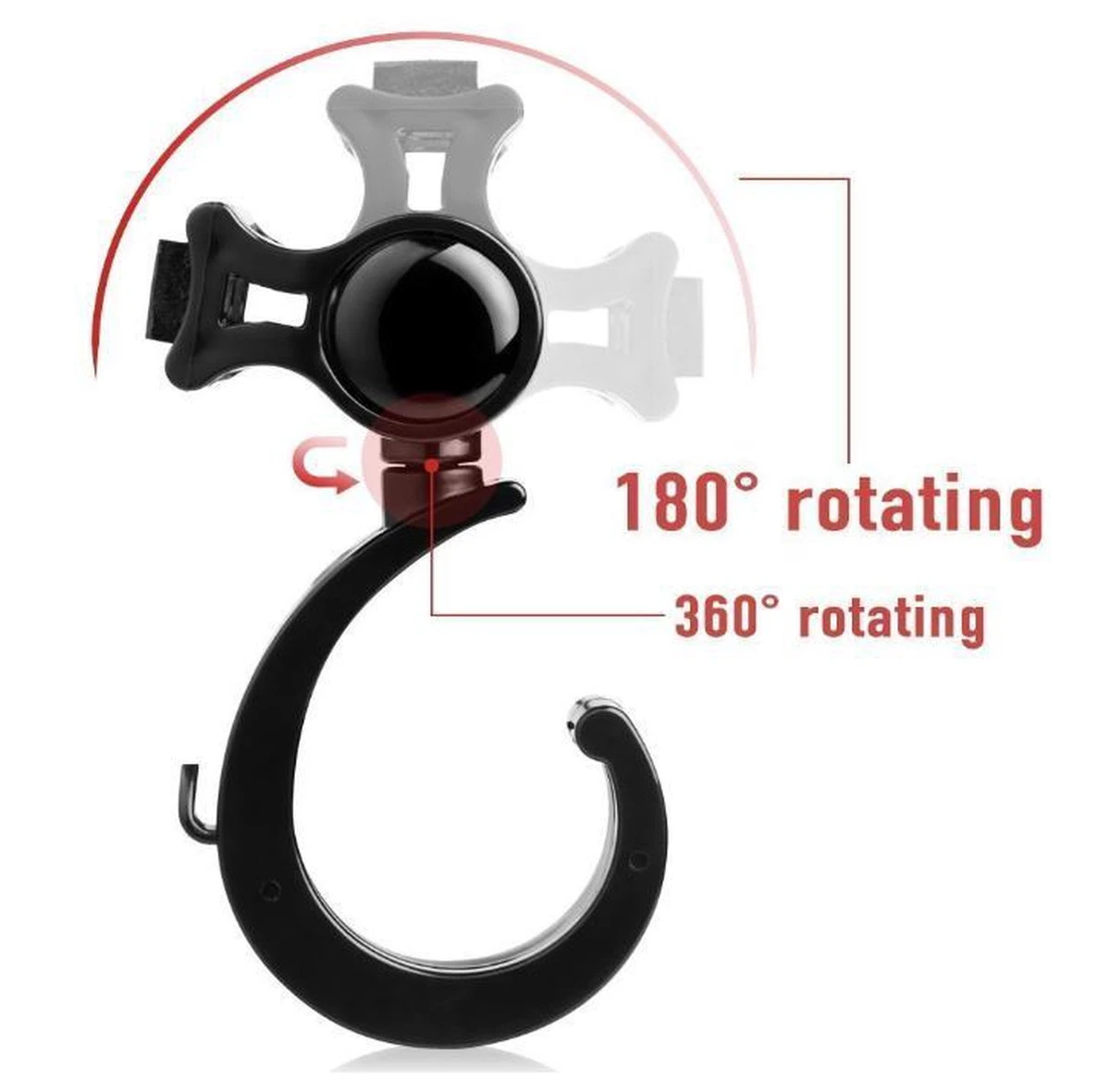 Kinderwagen Tassenhaakjes - Buggy Haakjes - Babywagen - Haakjes Voor Tassen - Set Van 2 - Rheme 4 Kinderwagen Tassenhaakjes - Buggy Haakjes - Babywagen - Haakjes Voor Tassen - Set Van 2 - Rheme - Image 4