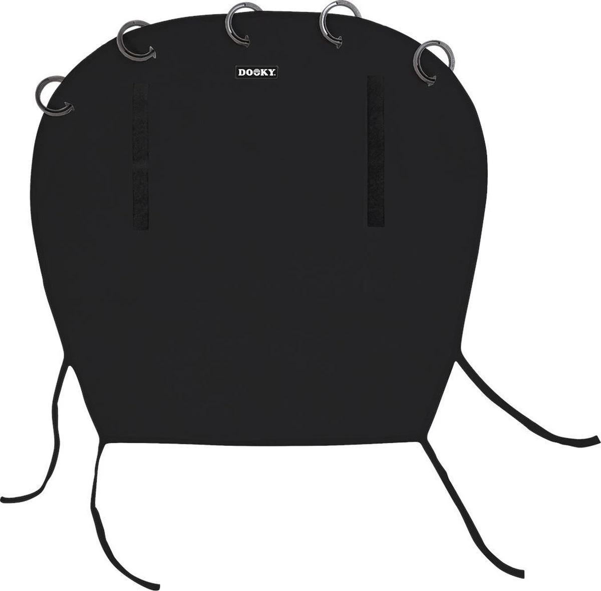 Dooky Universal Cover Zonnescherm Kinderwagen - Uni Zwart 1 Dooky Universal Cover Zonnescherm Kinderwagen - Uni Zwart