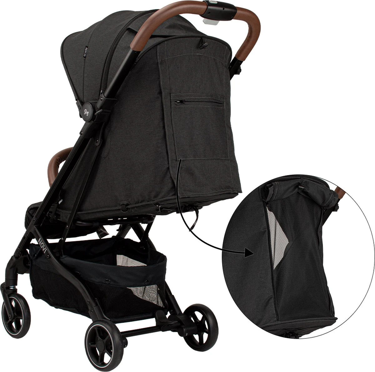 Buggy Novi Baby® Sky Black Melange 10 Buggy Novi Baby® Sky Black Melange - Image 10
