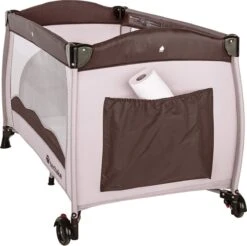 TecTake - Kinder Reisbed Babybed - Beige / Bruin - 402417 - 126x65x80 Cm Met Draagtas -Maxi-Cosi Winkel 1200x1194 9