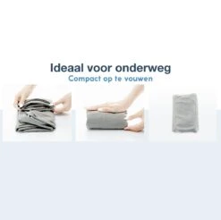 Merkloos Vliegtuigbedje - Opblaasbare Voetensteun - Reiskussen Vliegtuig - 3 Standen -Maxi-Cosi Winkel 1200x1196