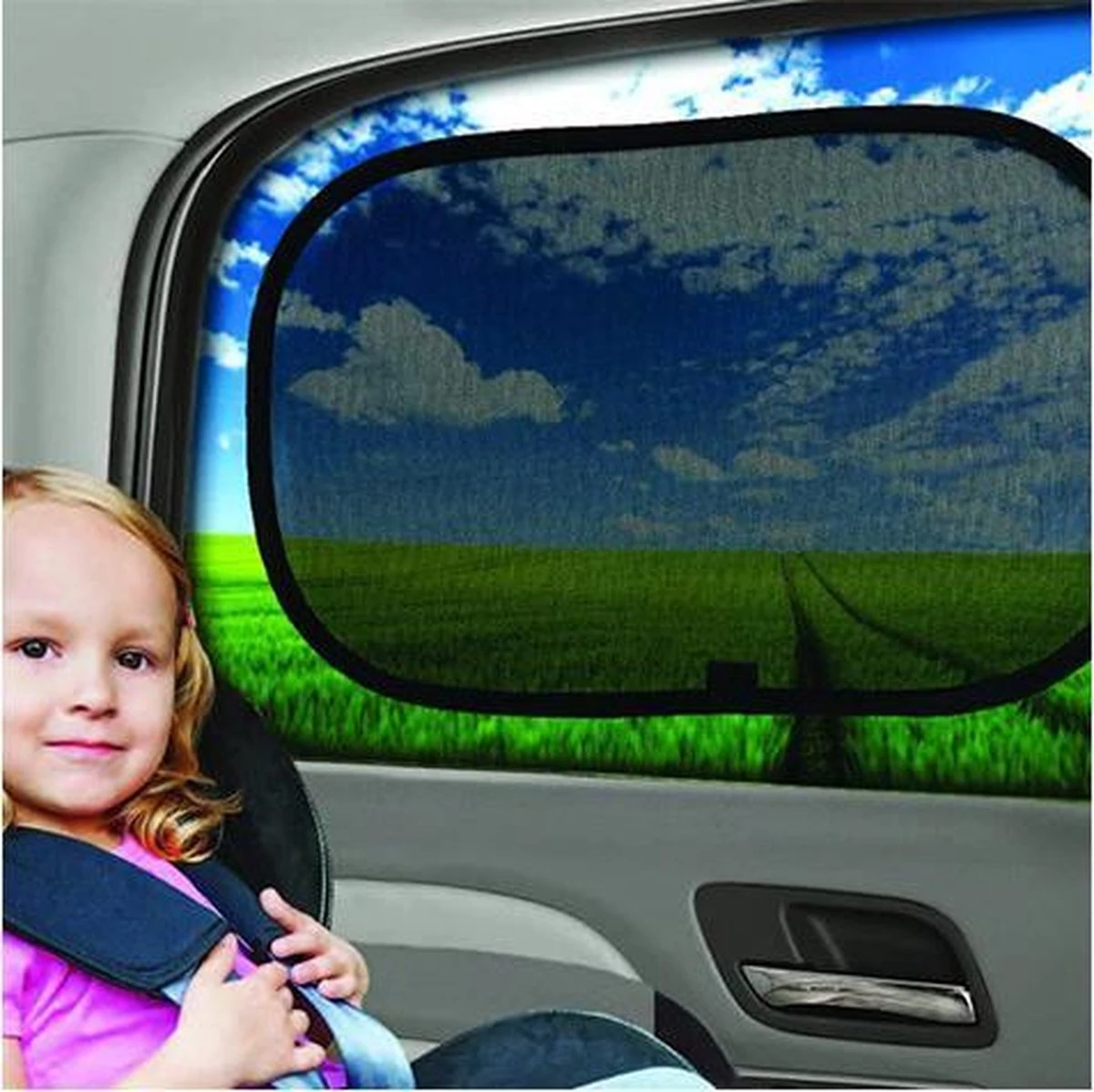 Merkloos Zonwering Auto - UV Protectie - Luxe Zonneschermen - Zijruit 2 Stuks - Zonnescherm Auto - Bescherm Uw Baby En Kinderen 4 Merkloos Zonwering Auto - UV Protectie - Luxe Zonneschermen - Zijruit 2 Stuks - Zonnescherm Auto - Bescherm Uw Baby En Kinderen - Image 4