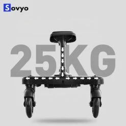 Merkloos Meerijdplankje Universeel Buggy/Kinderwagen - Kinderwagen Accessoire Met Afneembaar Zitje Van Hoogwaardige Kwaliteit - Verstelbaar Meerijdplankje -Maxi-Cosi Winkel 1200x1198 6